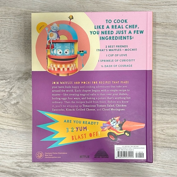 Waffles + Mochi Get Cooking! Kids Netflix Series Hardcover Cook Book New - Picture 3 of 5
